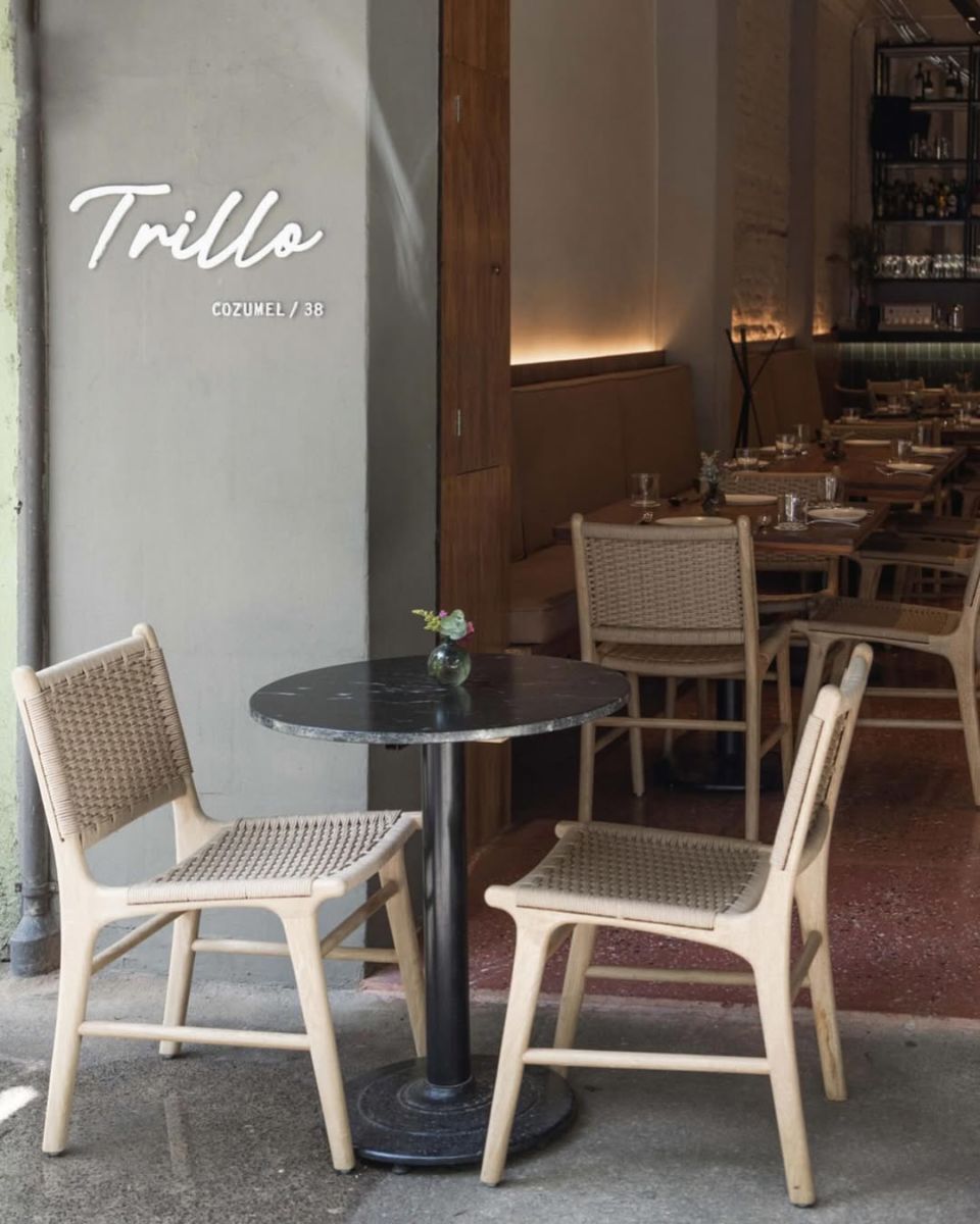 Trillo restaurante en la Roma. 