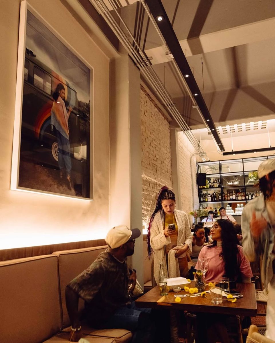 Restaurante acogedor en la roma norte. 