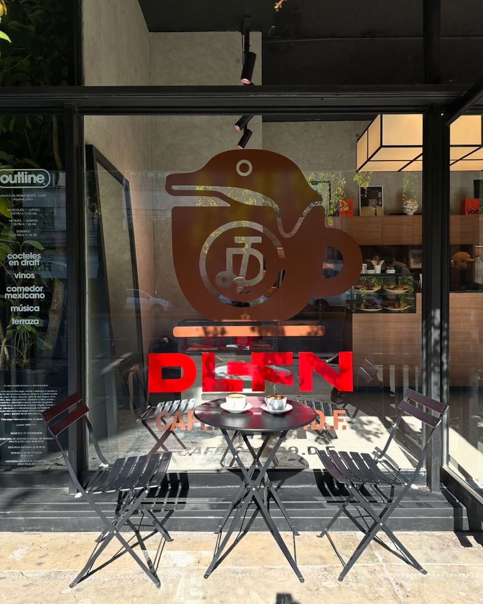 Delfino cafe para Outline en CDMX.