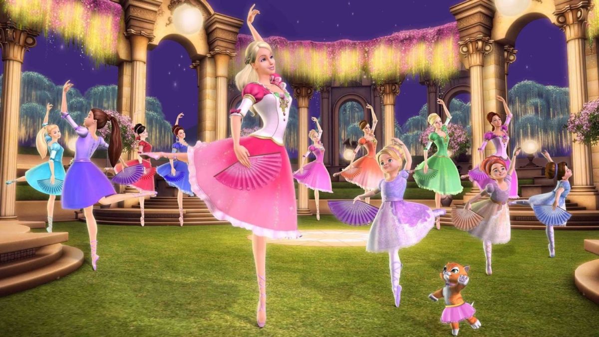 Barbie y las 12 princesas bailarinas es la septima entrega de Barbia que contó con la voz de Kelly Sheridan como Barbie/Genevive