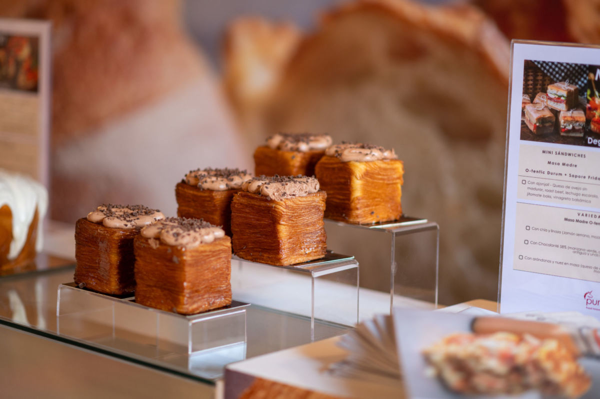 Pan elaborado con masa madre. 