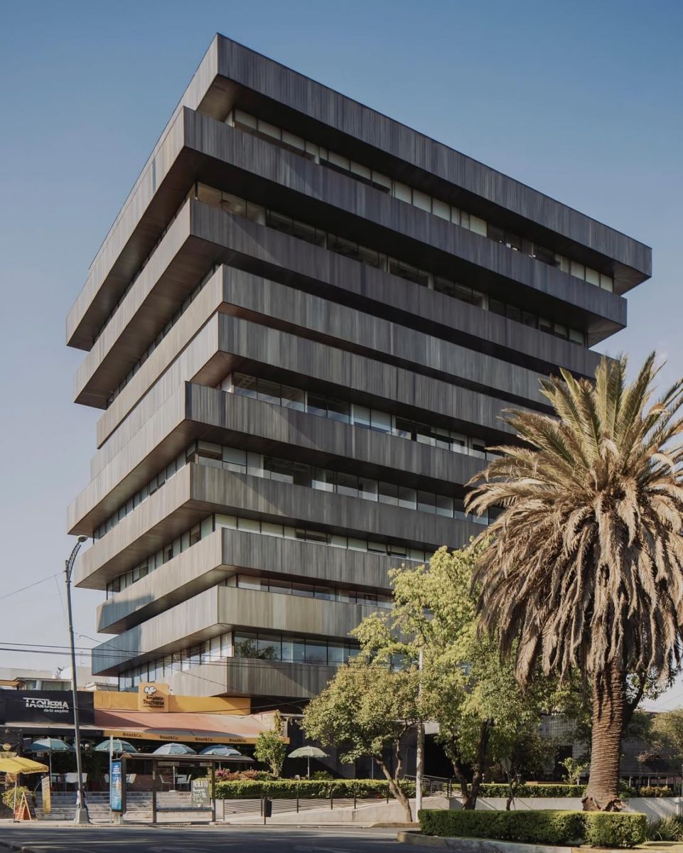 Edificio Palma 555, un ejemplo de arquitectura brutalista en la CDMX