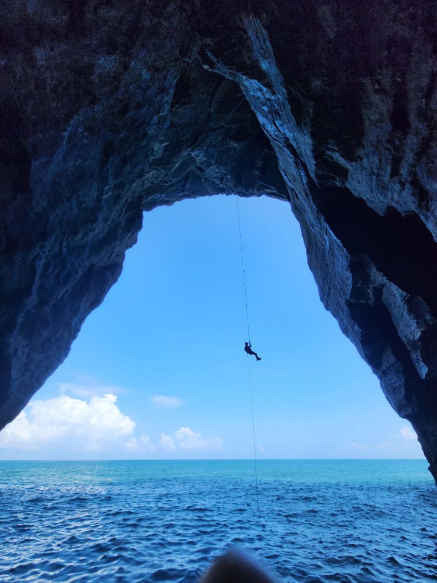 Se dice que los piratas se ocultaban en la cueva de Roca Partida