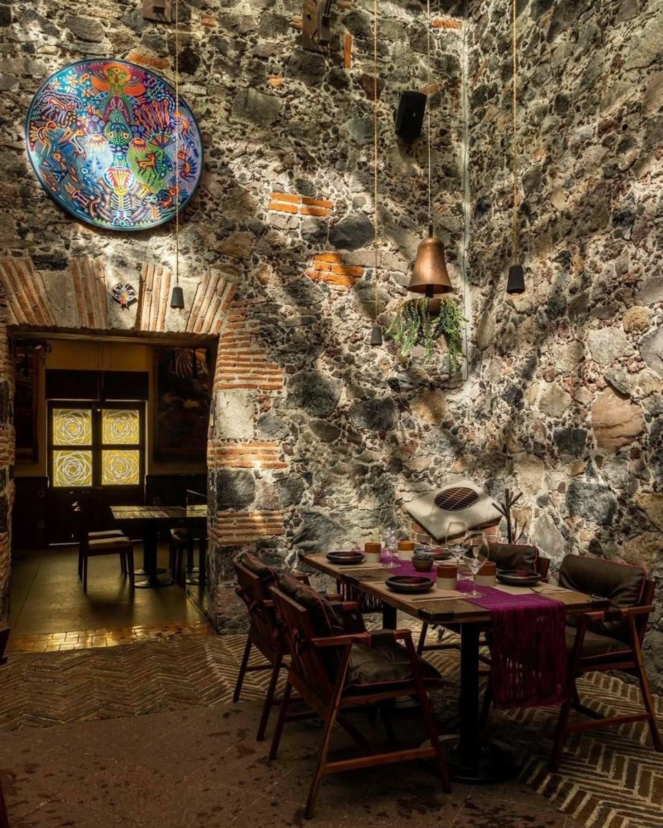 restaurante de piedra en el Centro Histórico de la CDMX 