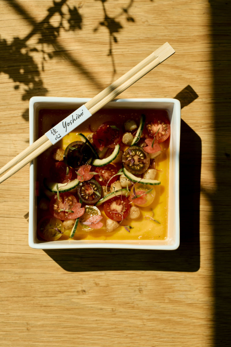 La chef Miariam Moriyama del restaurante Yoshimi creó un menú de primavera 