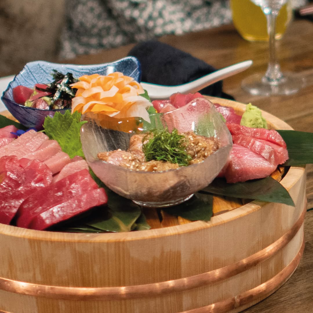 Sushi en Querétaro, y cocina japonesa dentro de Goen Fugitaya. 