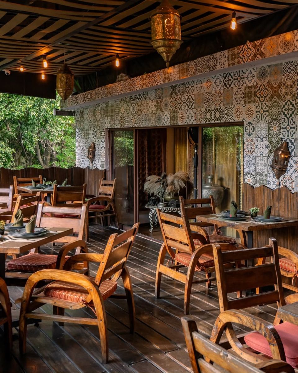 Terraza de Tandoor en la Condesa