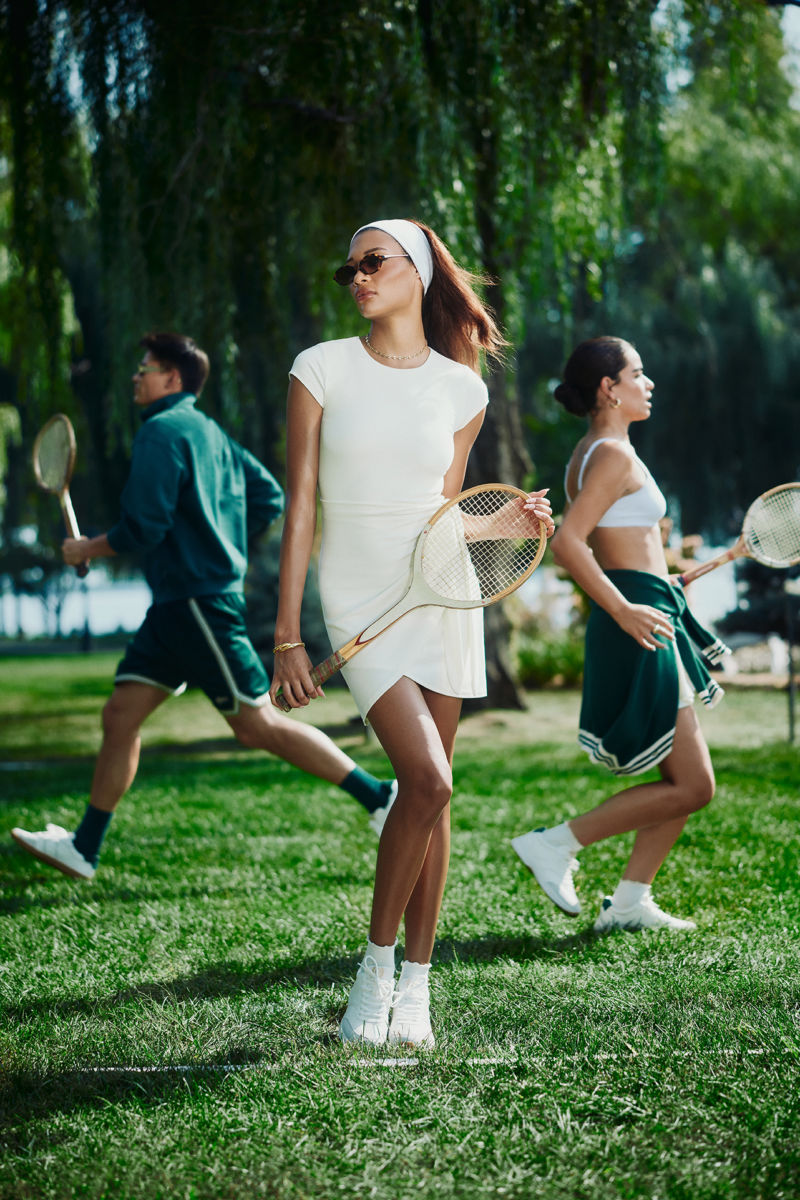tendencia de moda 'tenniscore' 