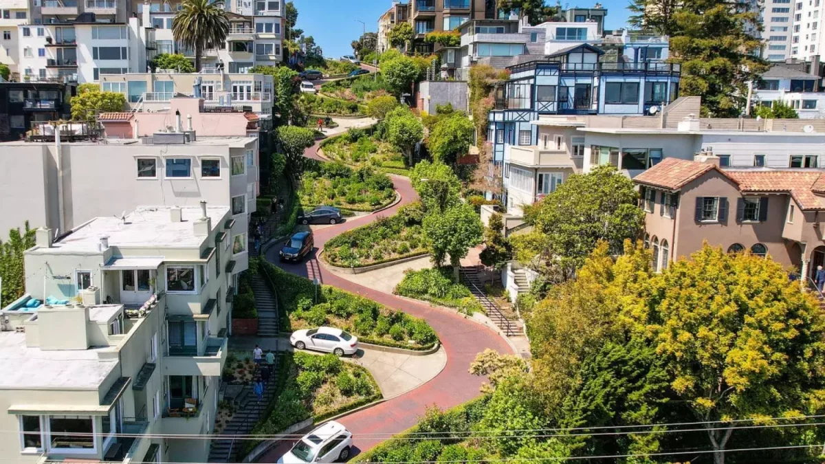 Lombard Street en San Francisco. 