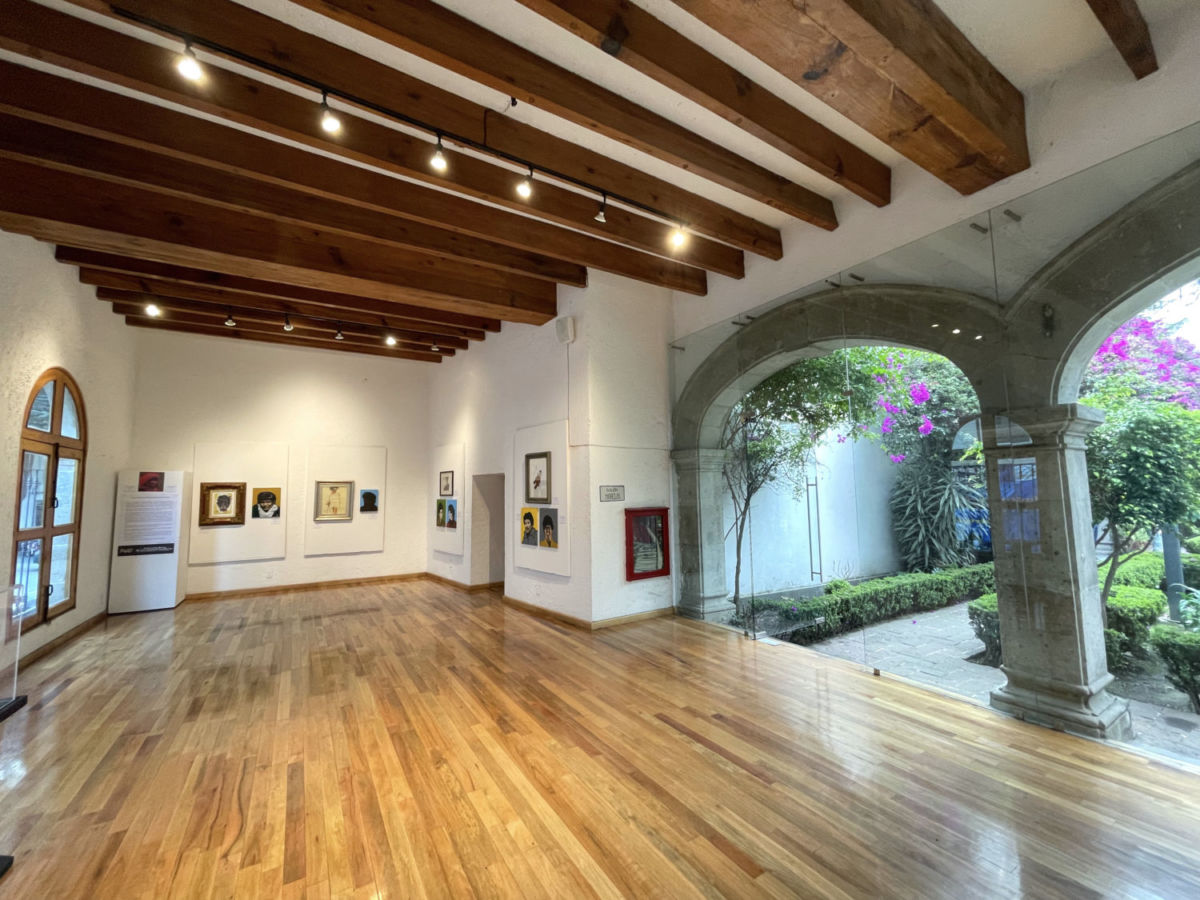 Sala de exposición en la Casa de Cultura de Azcapotzalco