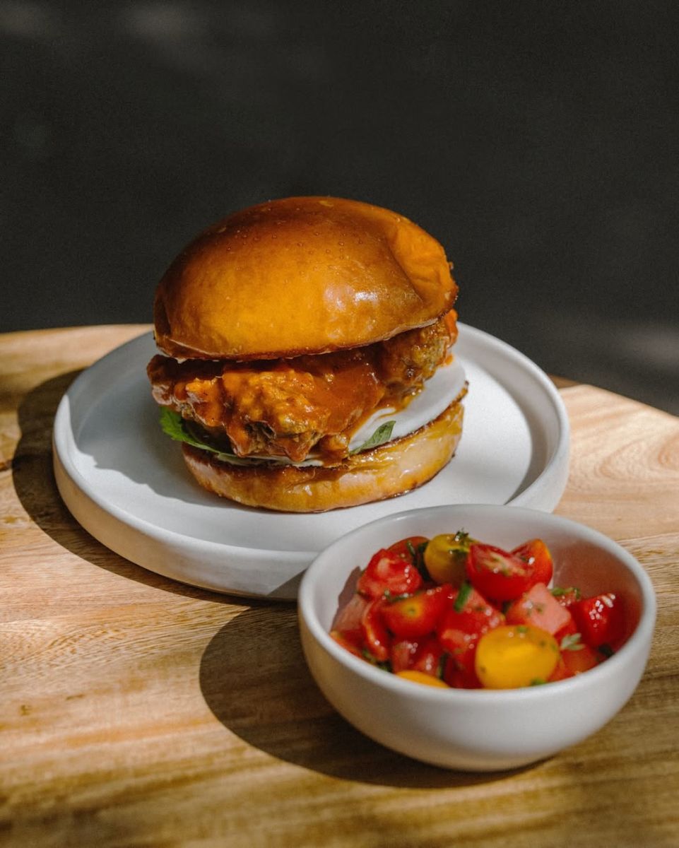 Sándwich de pollo frito jowong