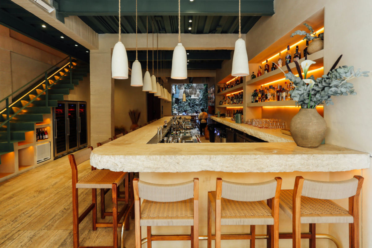 Restaurante italiano en la colonia Roma. 