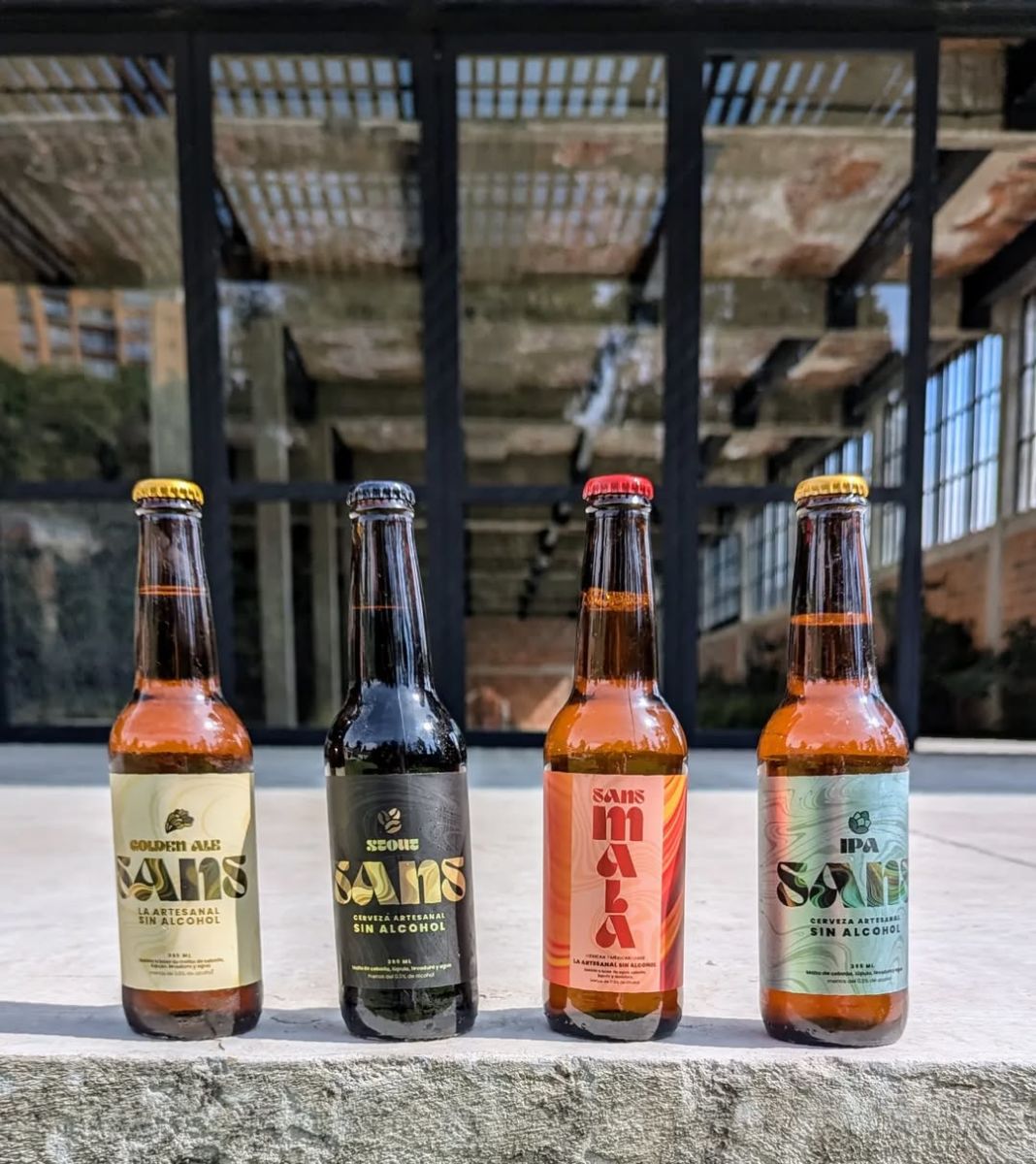SANS cuenta con cuatro estilos de cerveza: IPA, Stout, Ale y Lager