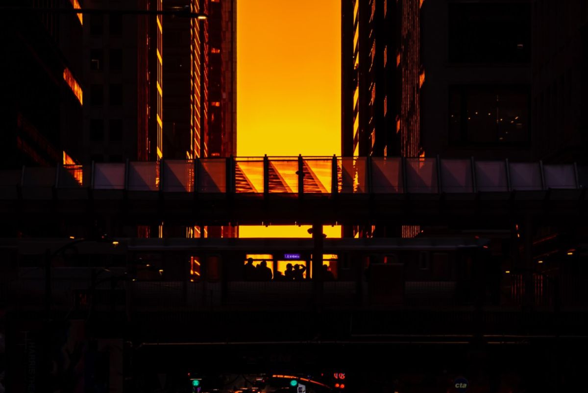 El 'Chicagohenge' ocurre durante el equinoccio de primavera