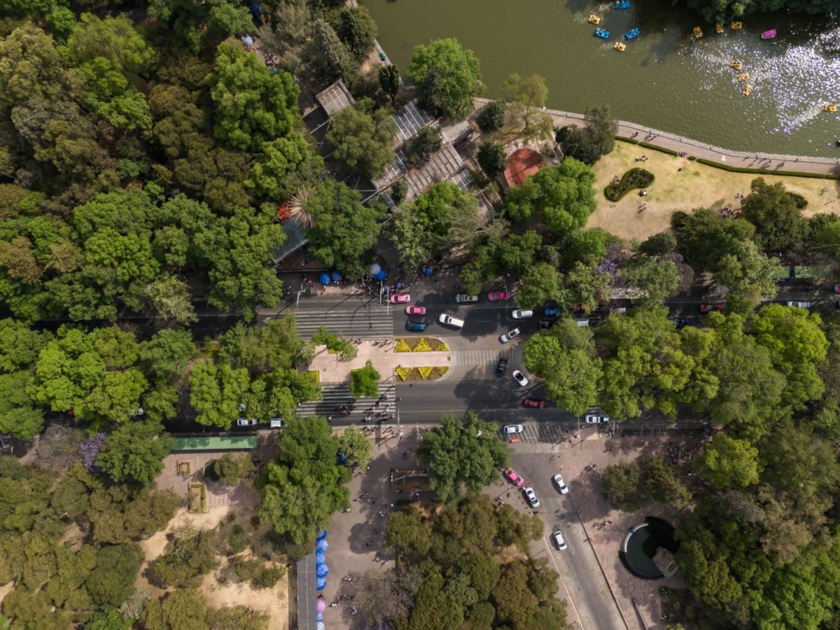 Vista aérea de Chapultepec 