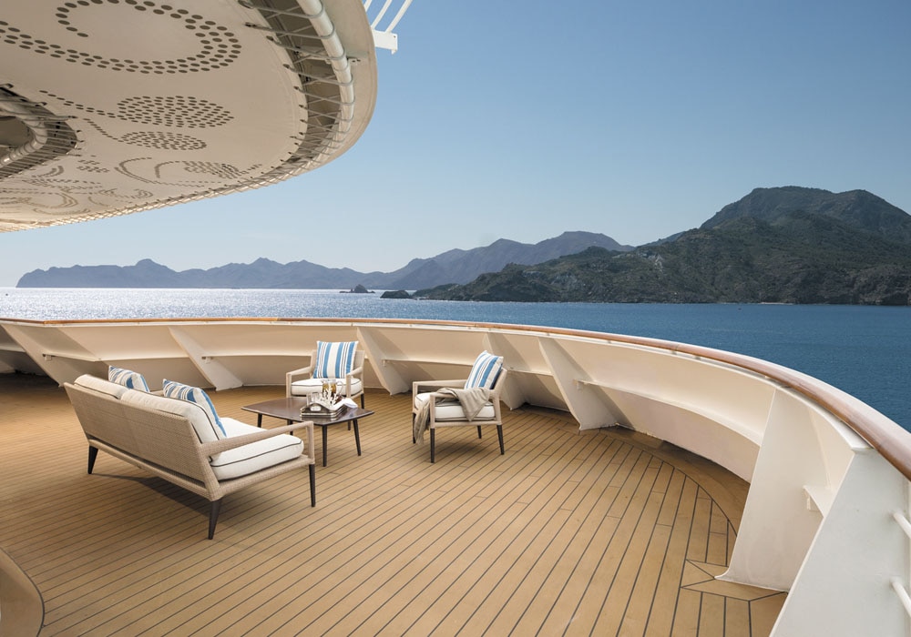 Regent Seven Seas Cruises balcones en los camarotes