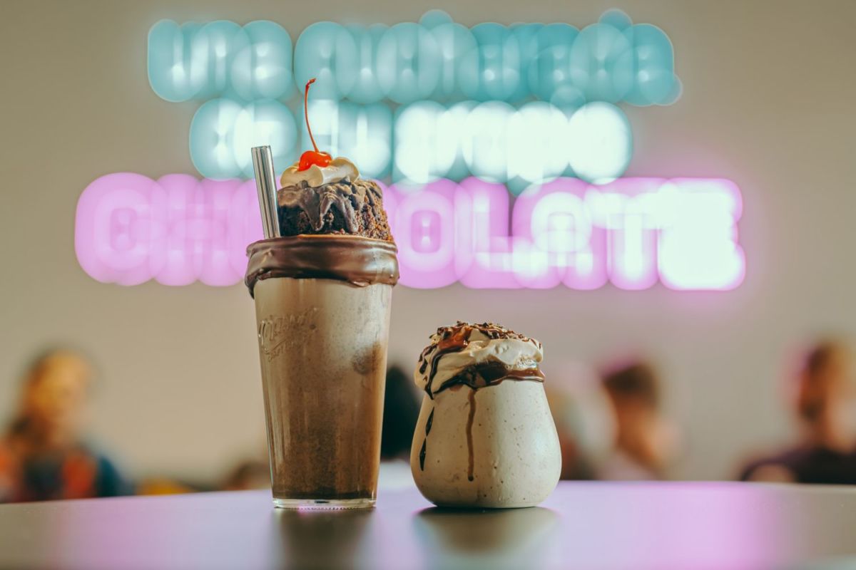 Bebidas de chocolate en uno de los mejores lugares para curar un corazón roto