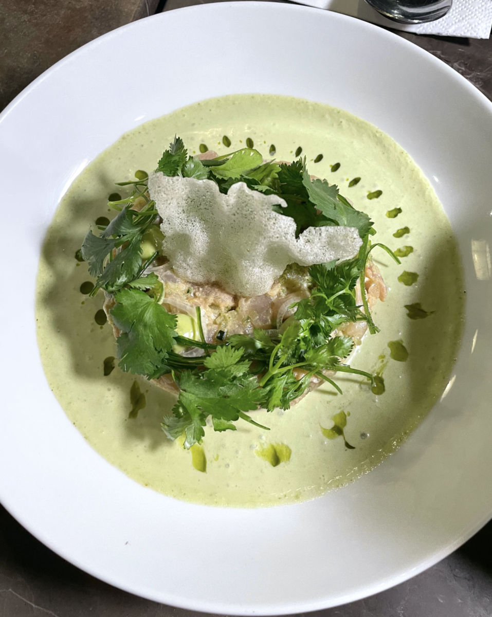 Ceviche de la verde en Nao Kitchen Bar 