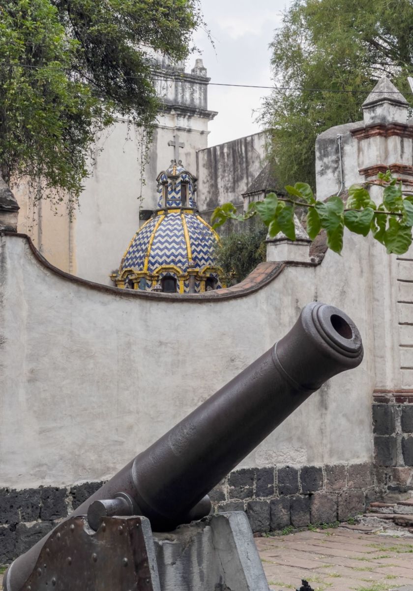 El Ex Convento de Churubusco fue una fortaleza militar durante la intervención estadounidense 