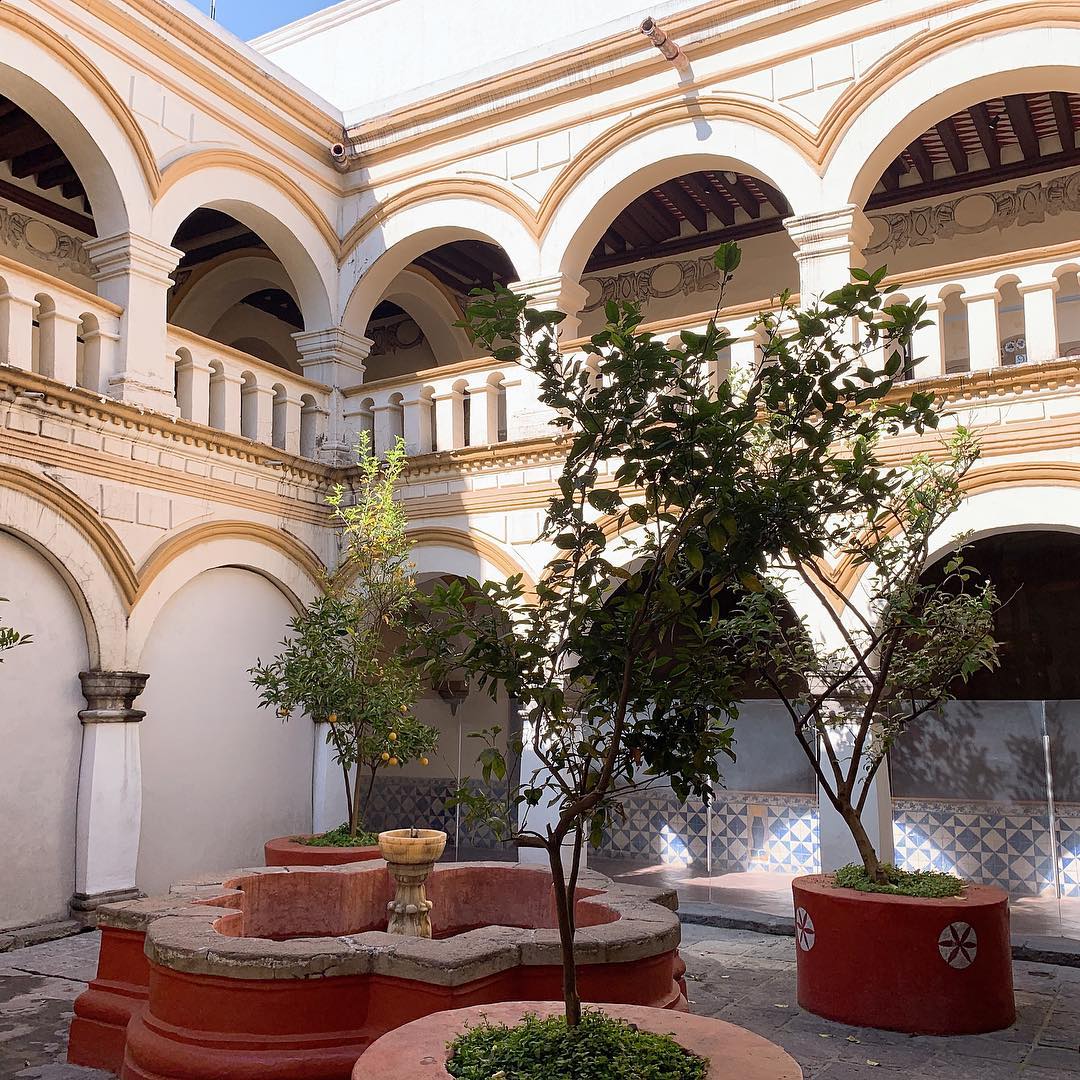 El Ex Convento de Churubusco se construyó en el templo de Huitzilopochtli