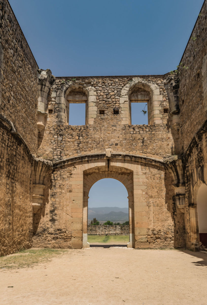 Construcción histórica en Oaxaca