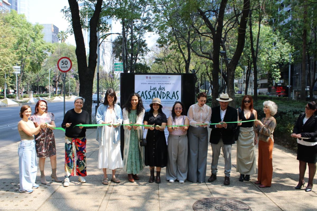 Inauguración de la exposición ‘Las Dos Cassandras’ en Paseo de la Reforma 