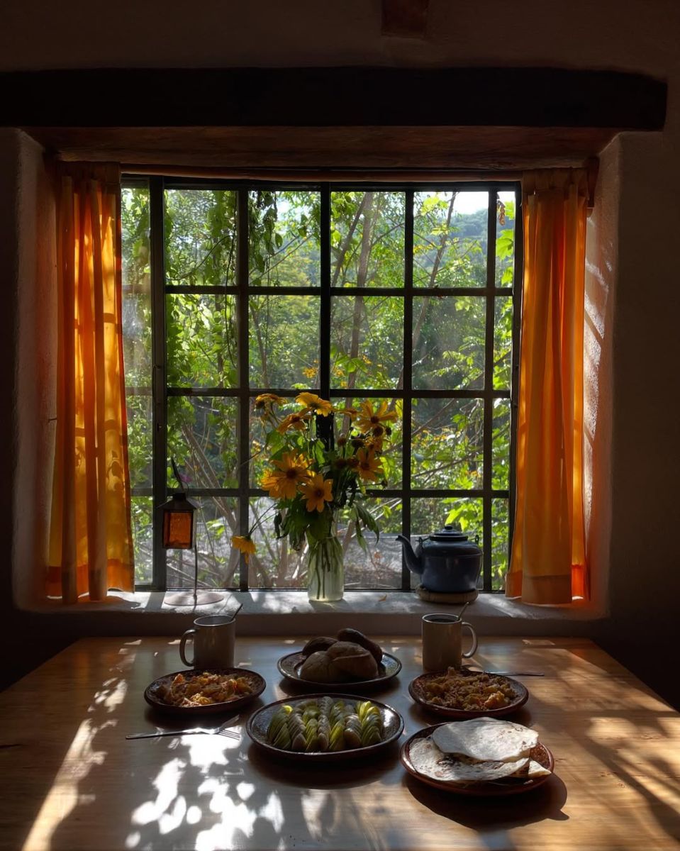 Breakfast with a view