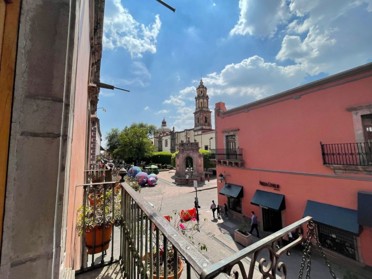 La vista desde uno de los balcones en el Hotel La Casa de la Marquesa
