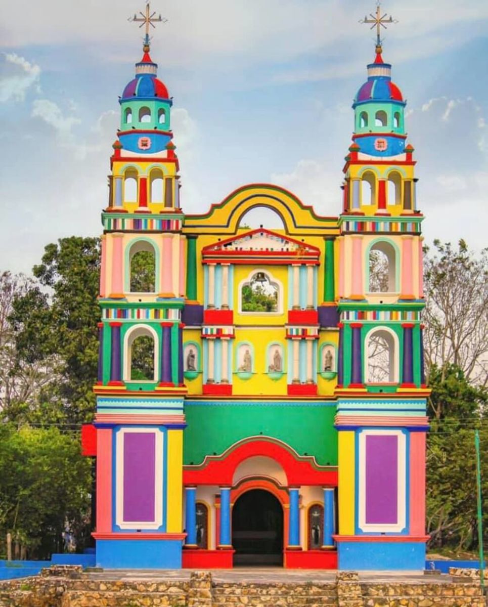Iglesia de los Colores en Tabasco