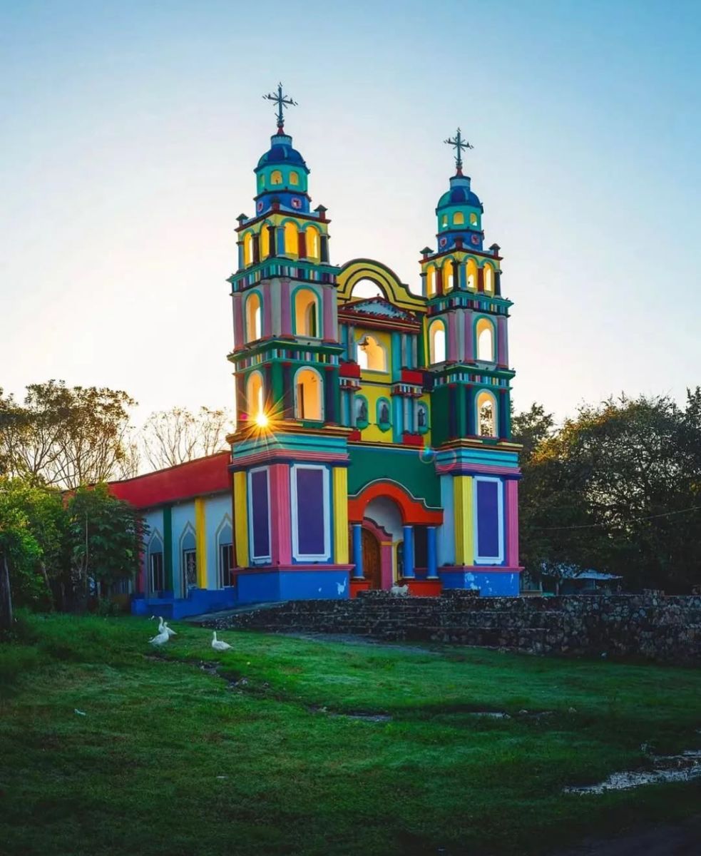 Iglesia de los Colores en Tabasco