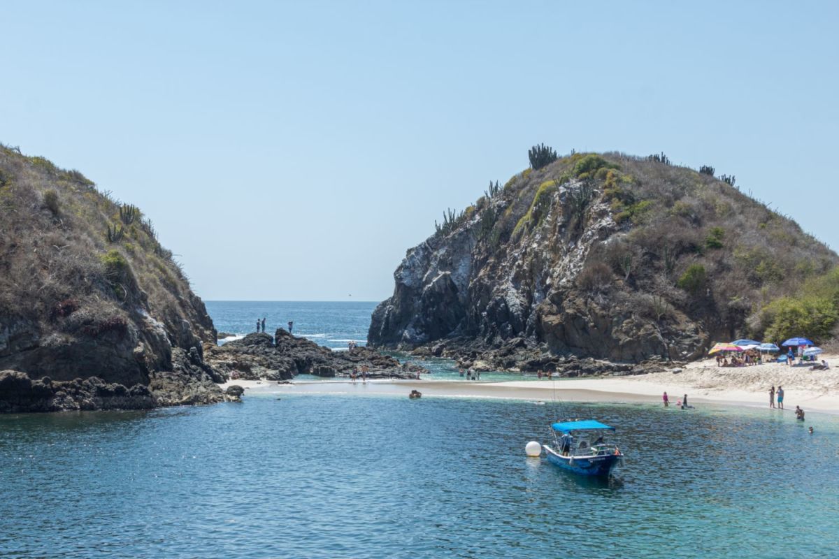 Playa virgen en Jalisco