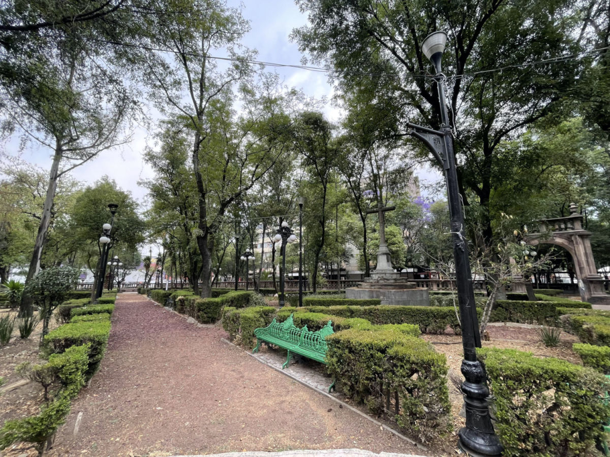 Jardín de Santiago en Tlatelolco