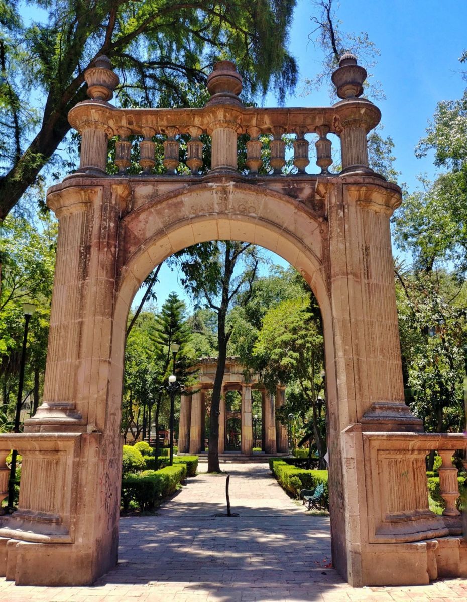 Jardín de Santiago en la CDMX