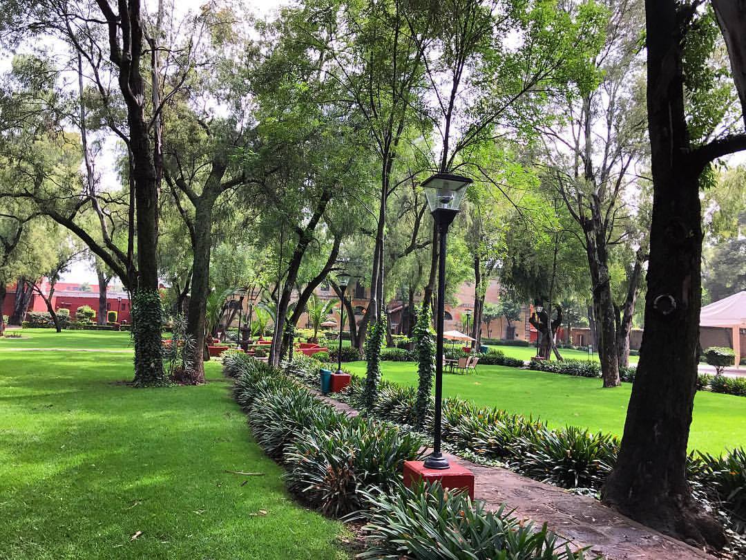 Jardínes de la Ex Hacienda de Enmedio en Tlalnepantla