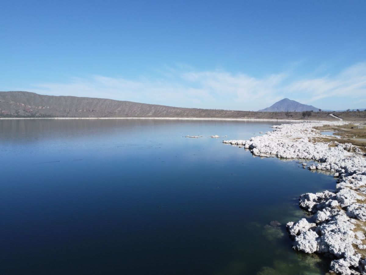 Laguna de Alchichica en Puebla 