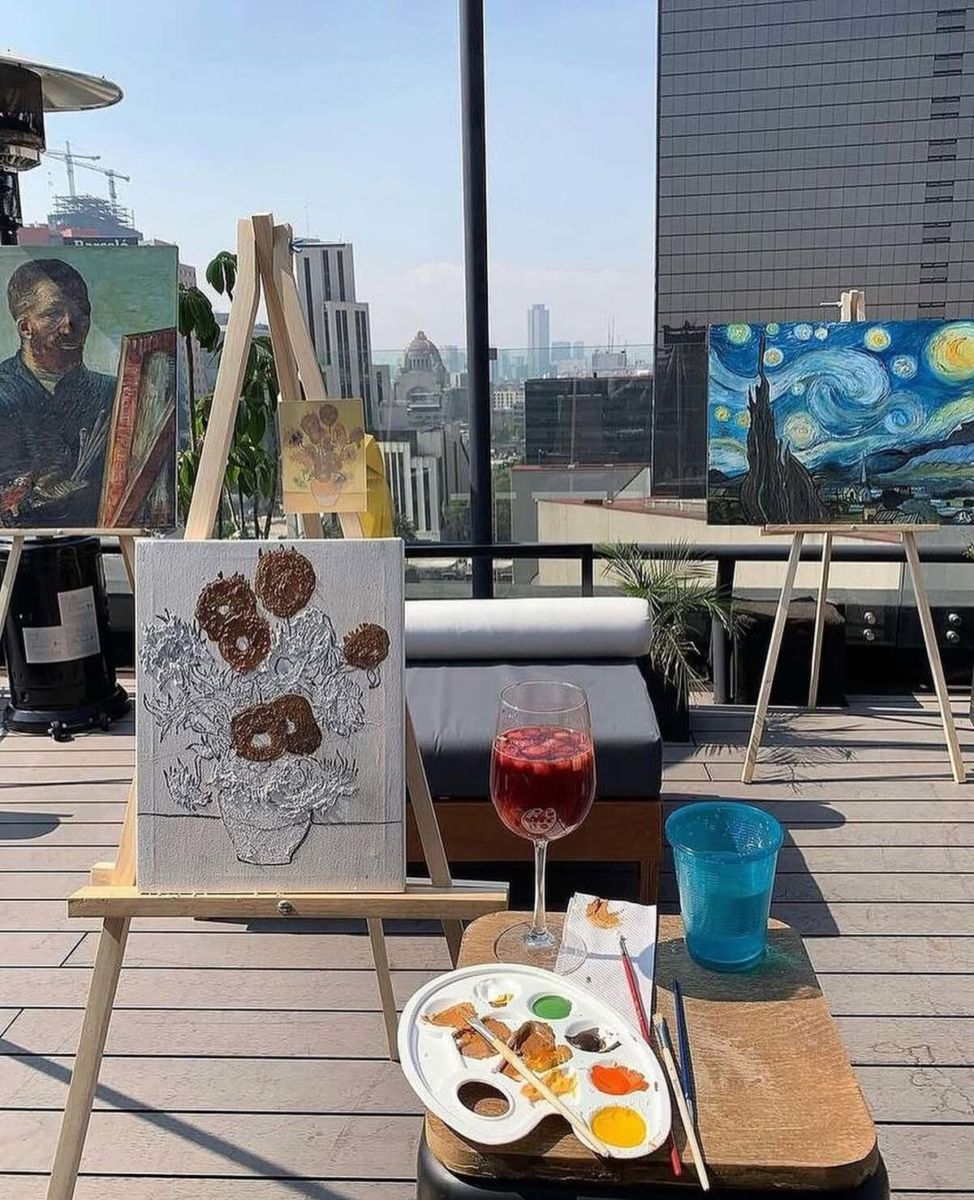 5 lugares para pintar y beber mientras sacas tu lado más artístico 