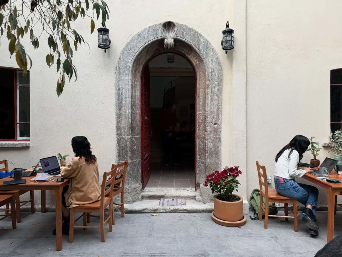El desastre cafetería y libros en la colonia del Valle, CDMX. 