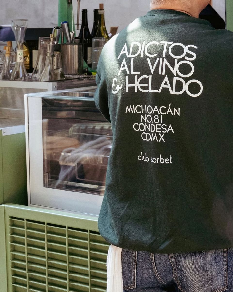 Vino y helado en la colonia condesa. 