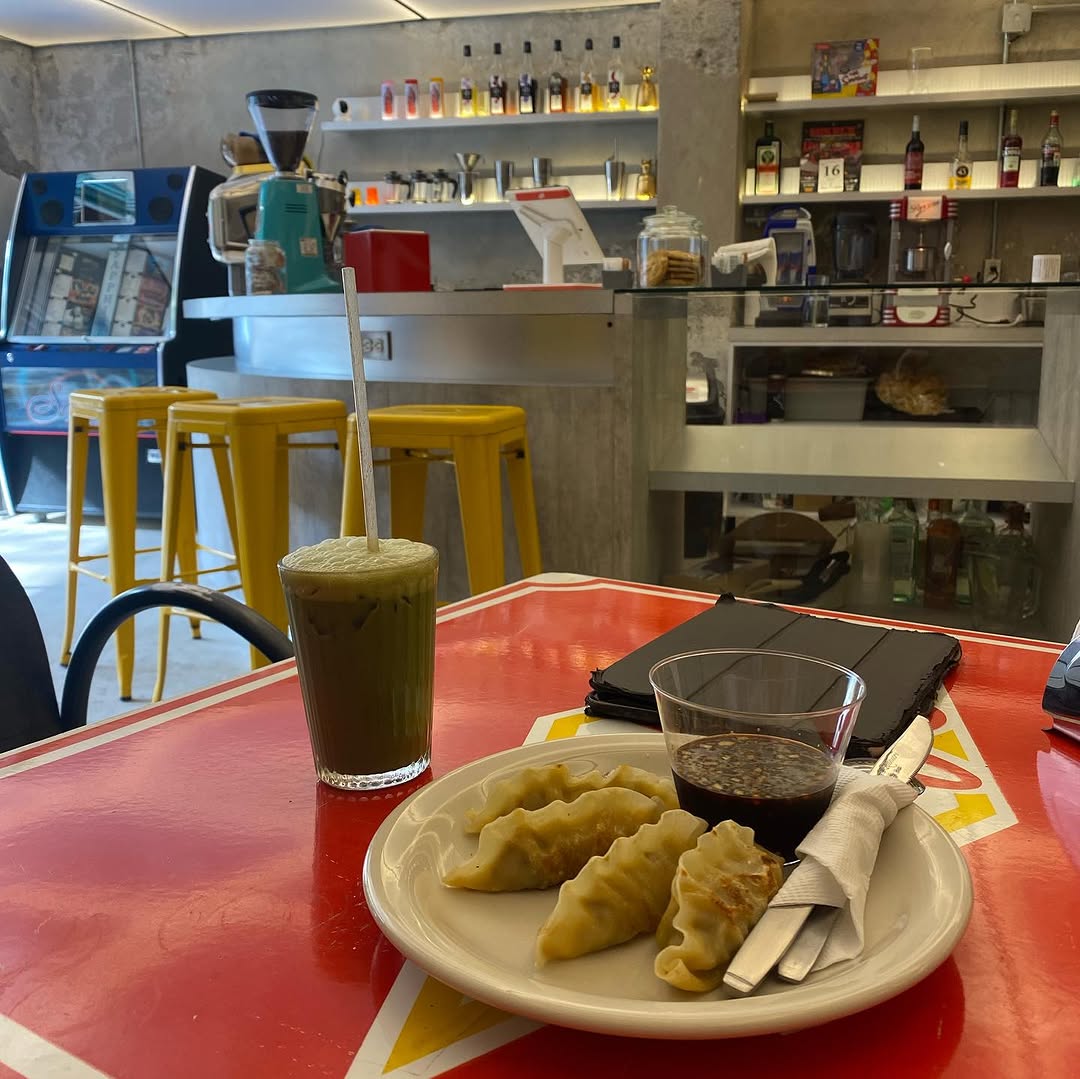 Gyozas en Lugaroso, La Roma. 