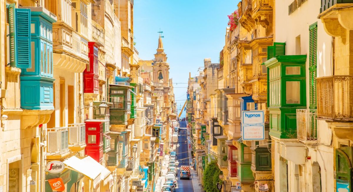 Ciudad de La Valletta en Malta