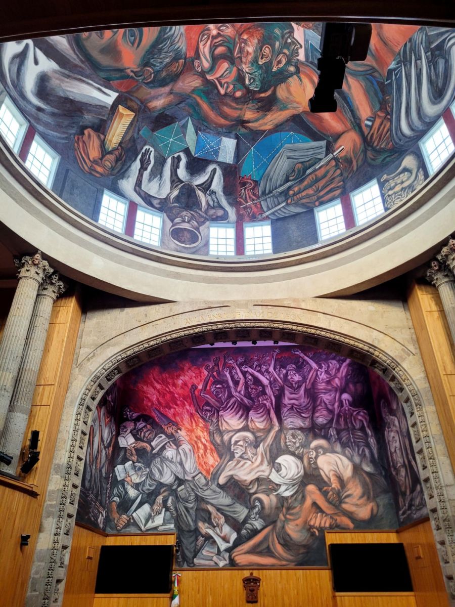 Murales de José Clemente Orozco en Museo de las Artes de la Universidad de Guadalajara