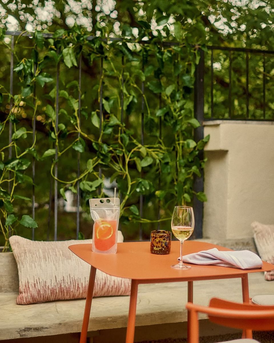 Terraza contemporánea en CDMX 