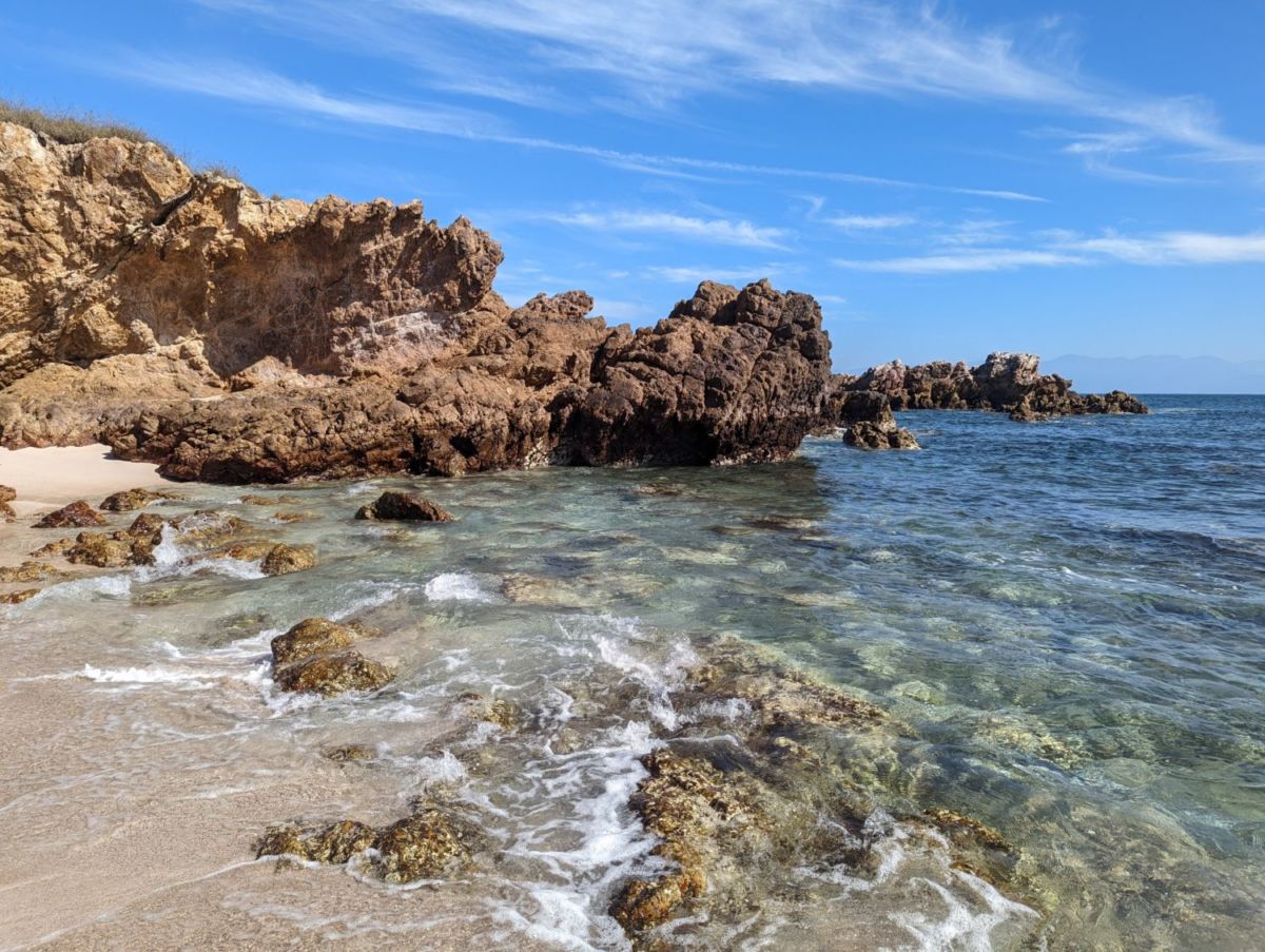 Una playa fantasma en las Islas Marietas