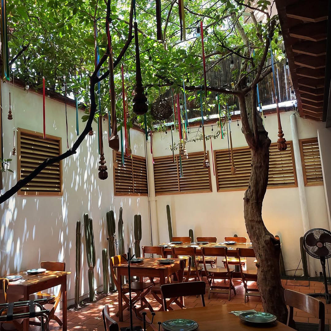 Las quince letras es un restaurante de cocina oaxaqueña 