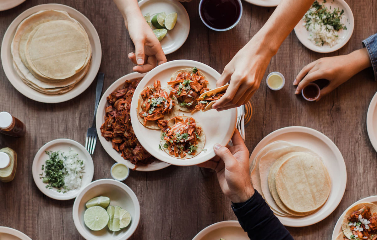 Tacos mexicanos. 