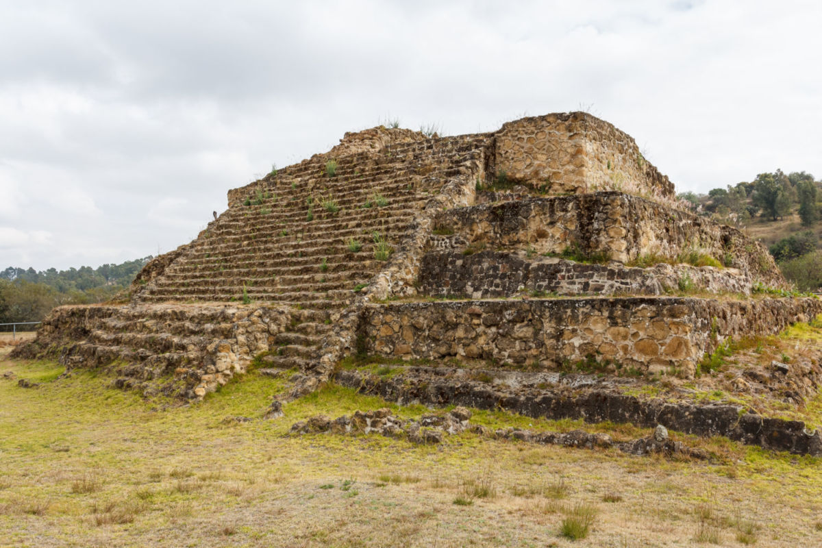Ruinas de la ciudad prehispánica de Cacaxtla