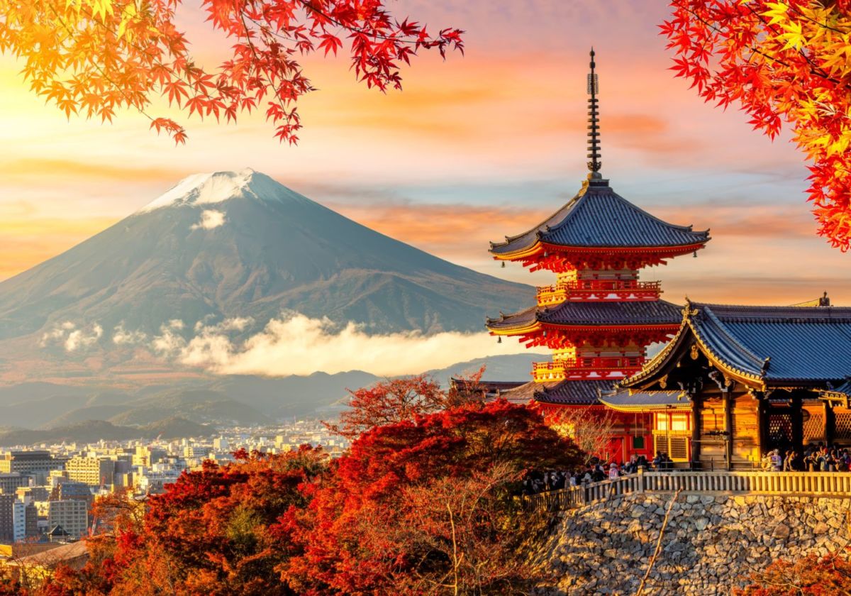 Vista del monte Fuji en Tokyo