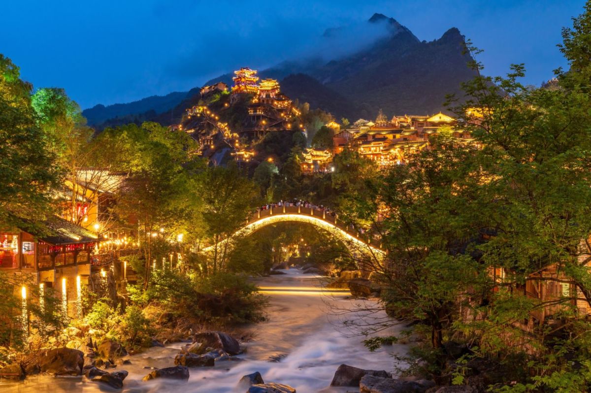 valle Wangxian en China