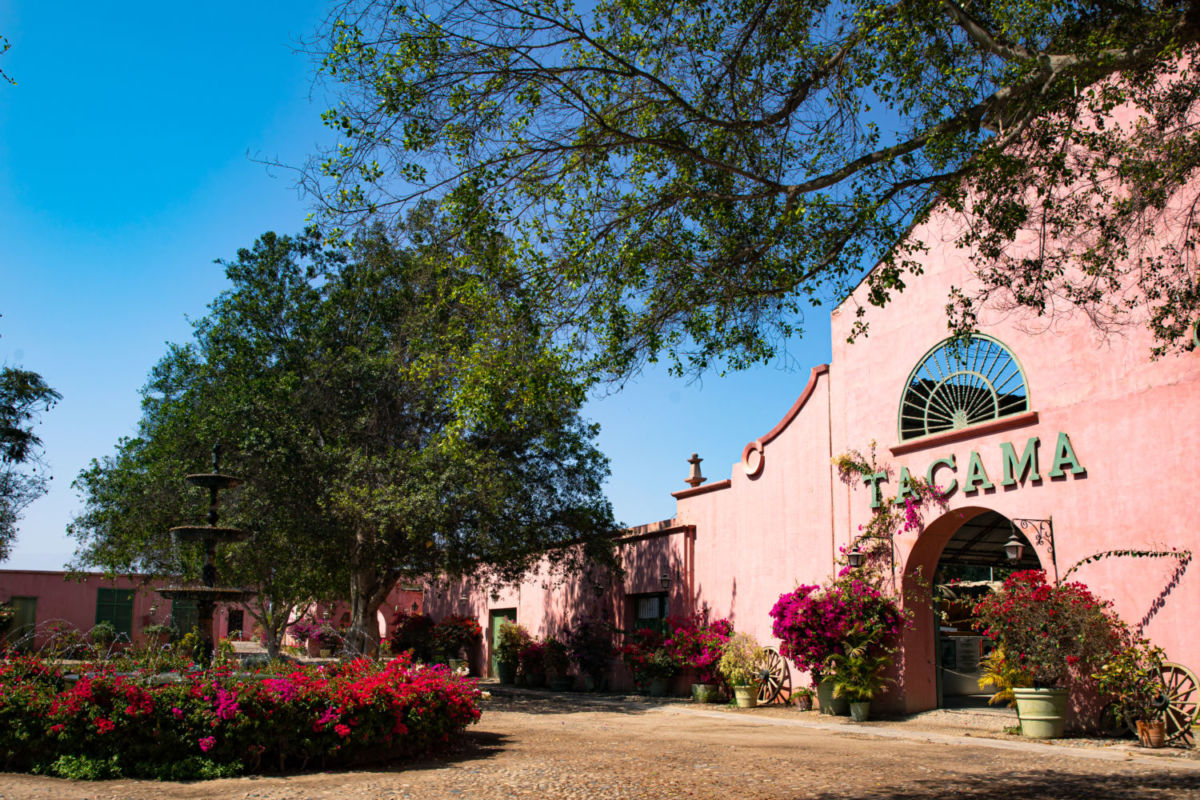 Hacienda en la ruta del pisco