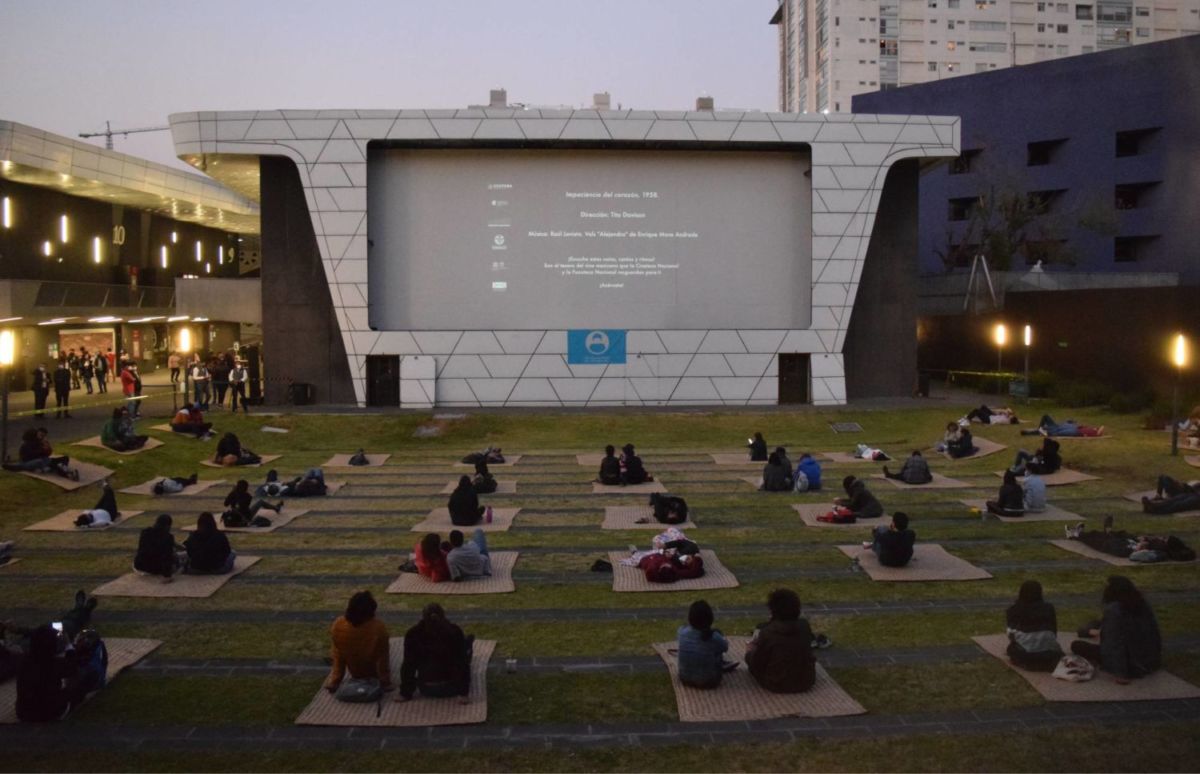 Sala al aire libre de la Cineteca Nacional